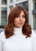 Cheri - 14" (35cm) Soft Body Wave Wig with Curtain Bangs