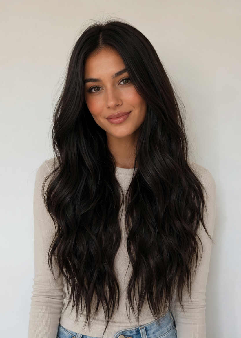 Maxine - 20" (50cm) Wavy Halo Hair Extension