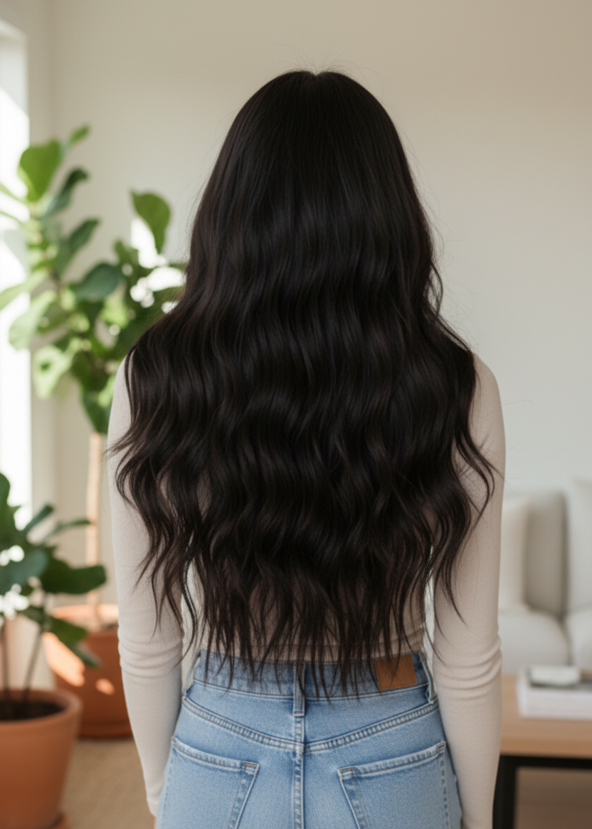 Maxine - 20" (50cm) Wavy Halo Hair Extension