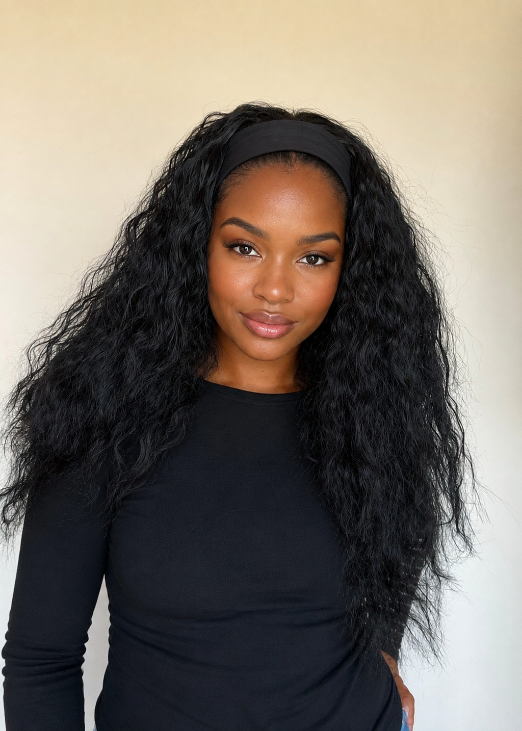 Lindi - 20" (50cm) Deep Wave Headband Wig