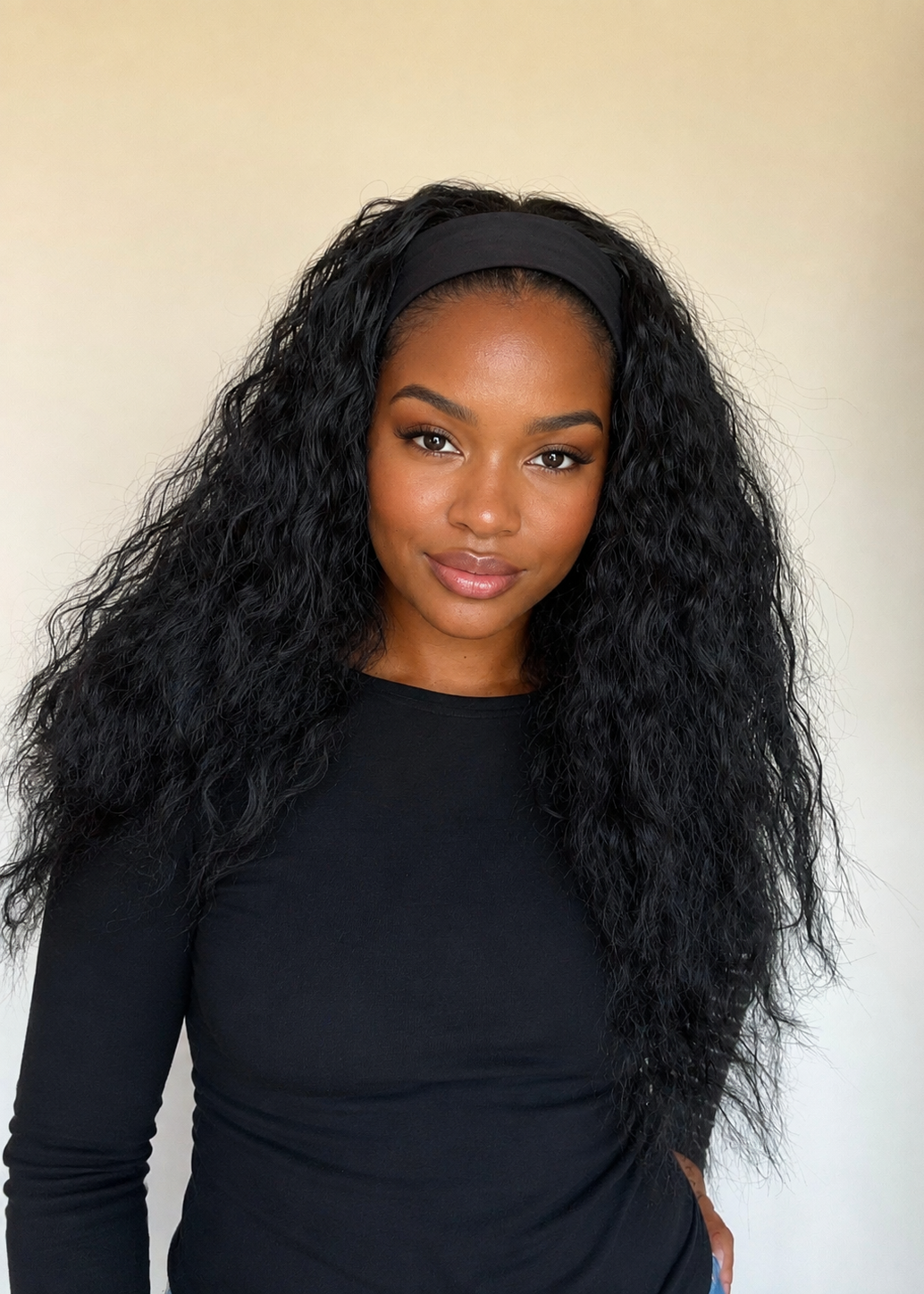 Lindi - 20" (50cm) Deep Wave Headband Wig