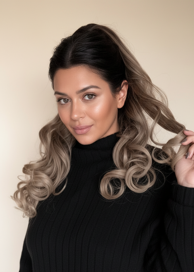 Jolene - 22” (55cm) Curly Clip-In Ponytail