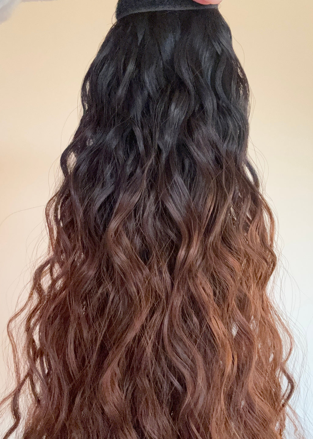 Drew - 20” (50cm) Deep Wave Wrap Around Ponytail