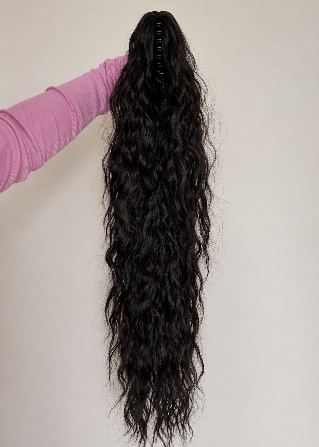 Amaya - 30” (75cm) Deep Wave Clip-In Ponytail