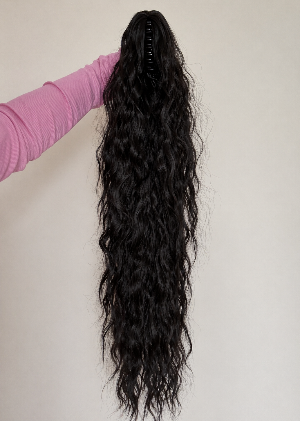 Amaya - 30” (75cm) Deep Wave Clip-In Ponytail