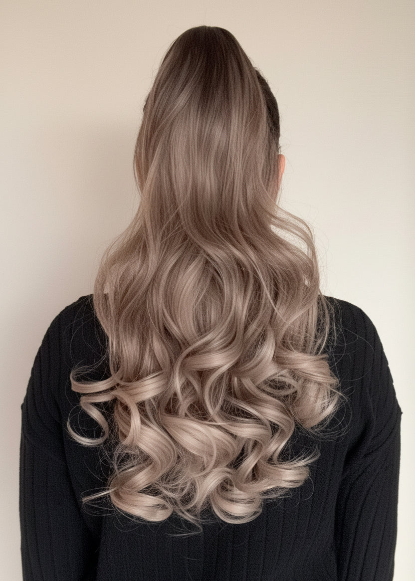 Jolene - 22” (55cm) Curly Clip-In Ponytail