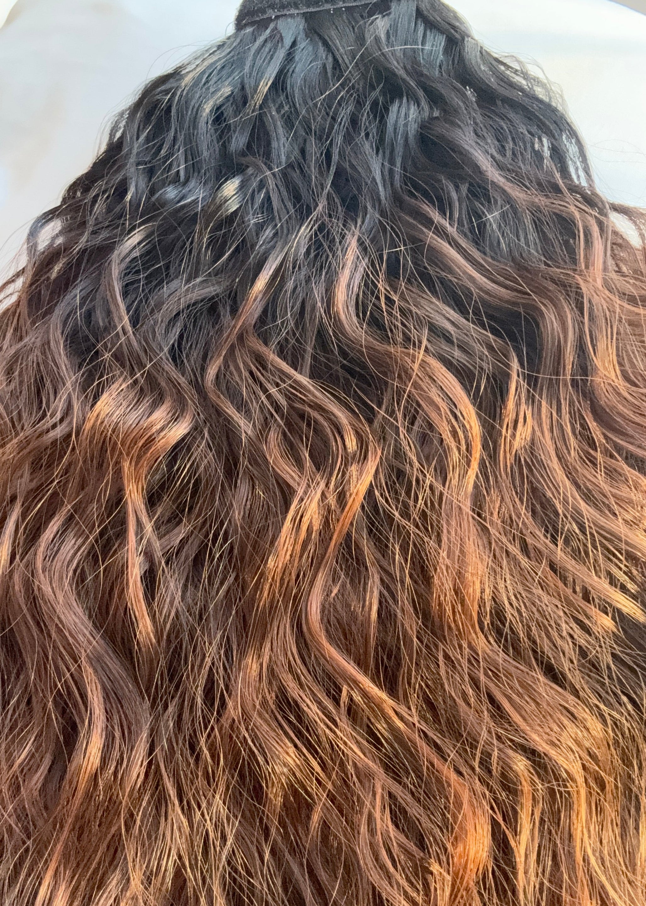Drew - 20” (50cm) Deep Wave Wrap Around Ponytail