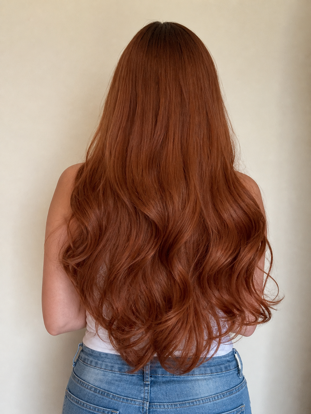 Scarlett - 24" (60cm) Soft Body Wave Wig with Curtain Bangs