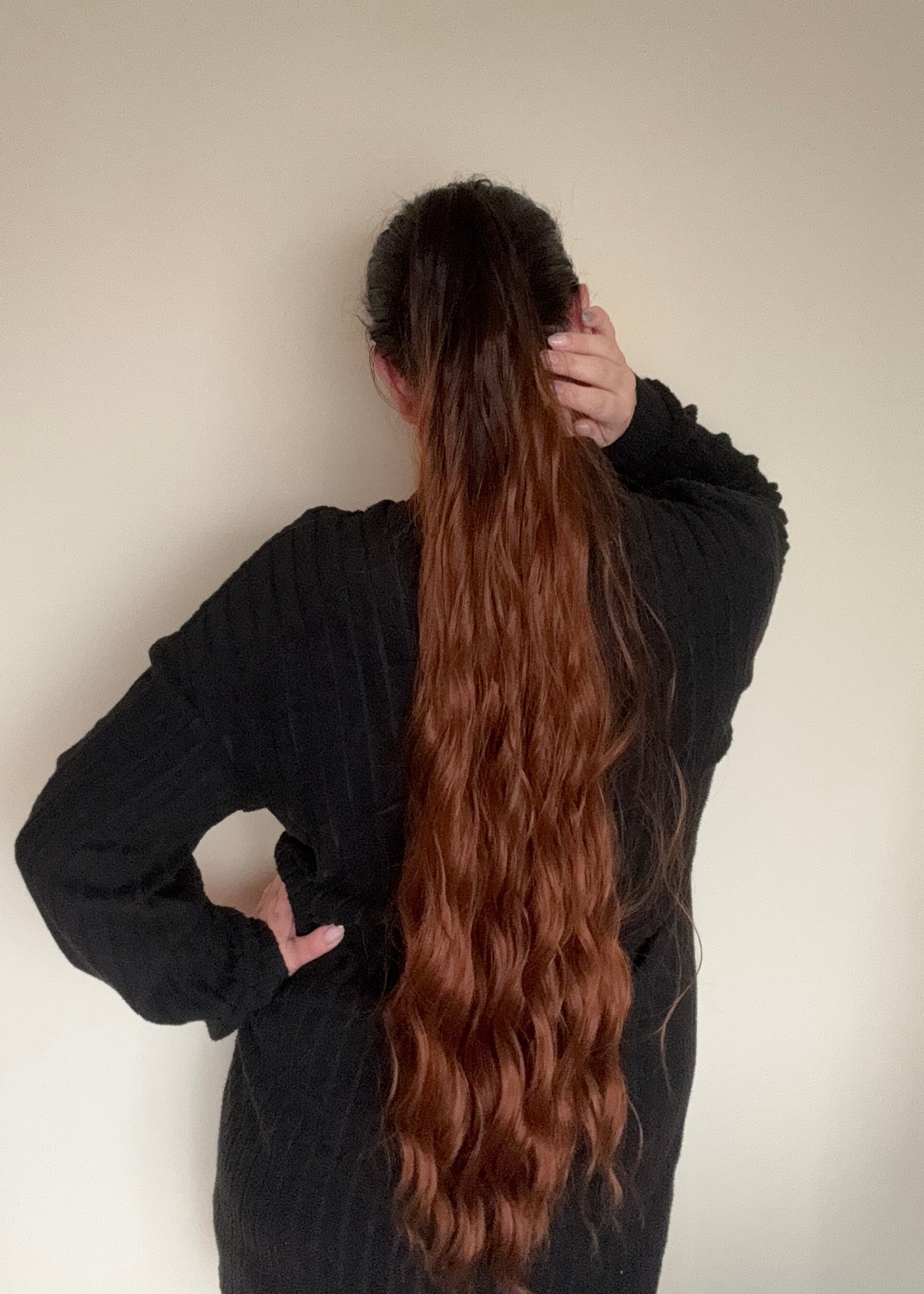 Aubrey - 32” (85cm) Water Wave Clip-In Ponytail