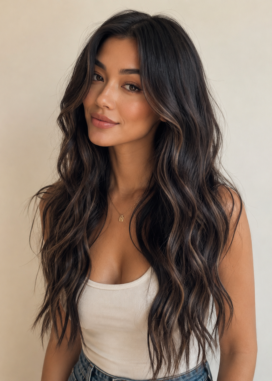 Carol - 20" (50cm) Wavy Halo Hair Extension