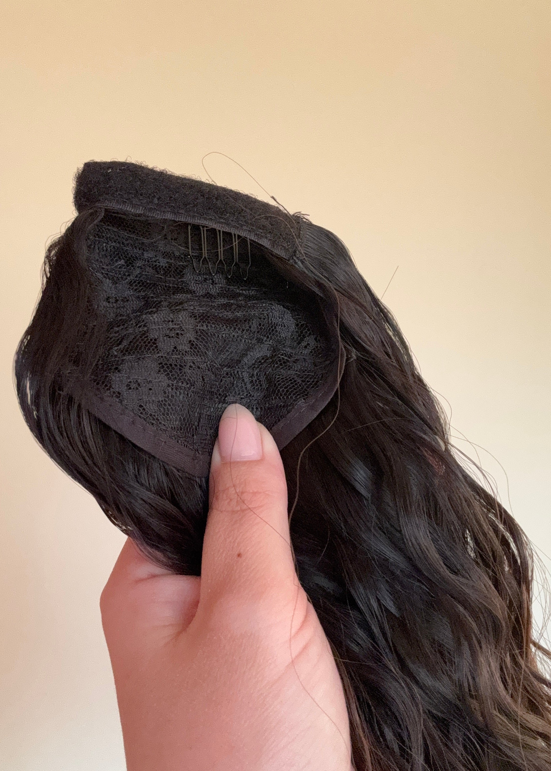Drew - 20” (50cm) Deep Wave Wrap Around Ponytail
