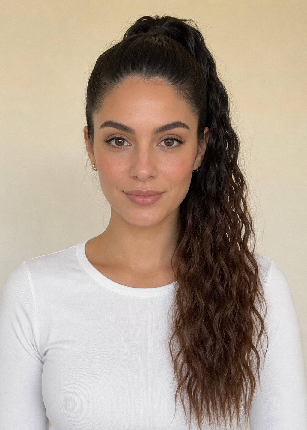 Drew - 20” (50cm) Deep Wave Wrap Around Ponytail