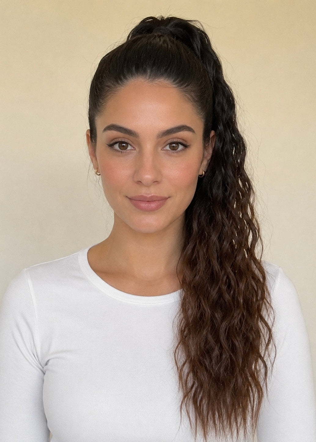 Drew - 20” (50cm) Deep Wave Wrap Around Ponytail