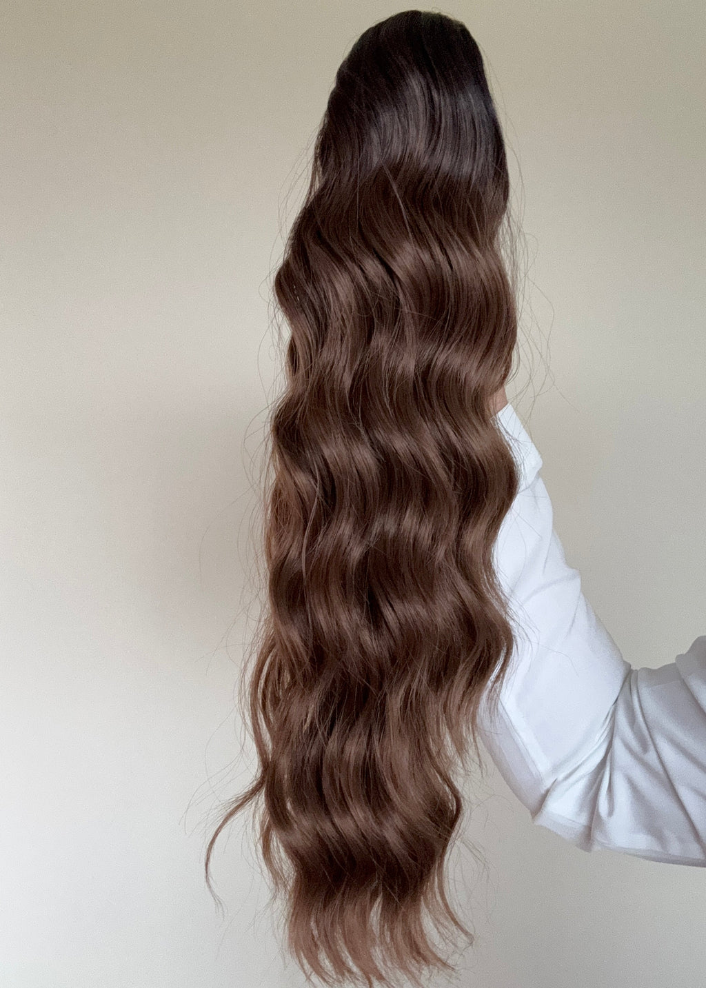 Amy - 18” (45) Water Wave Clip-In Ponytail