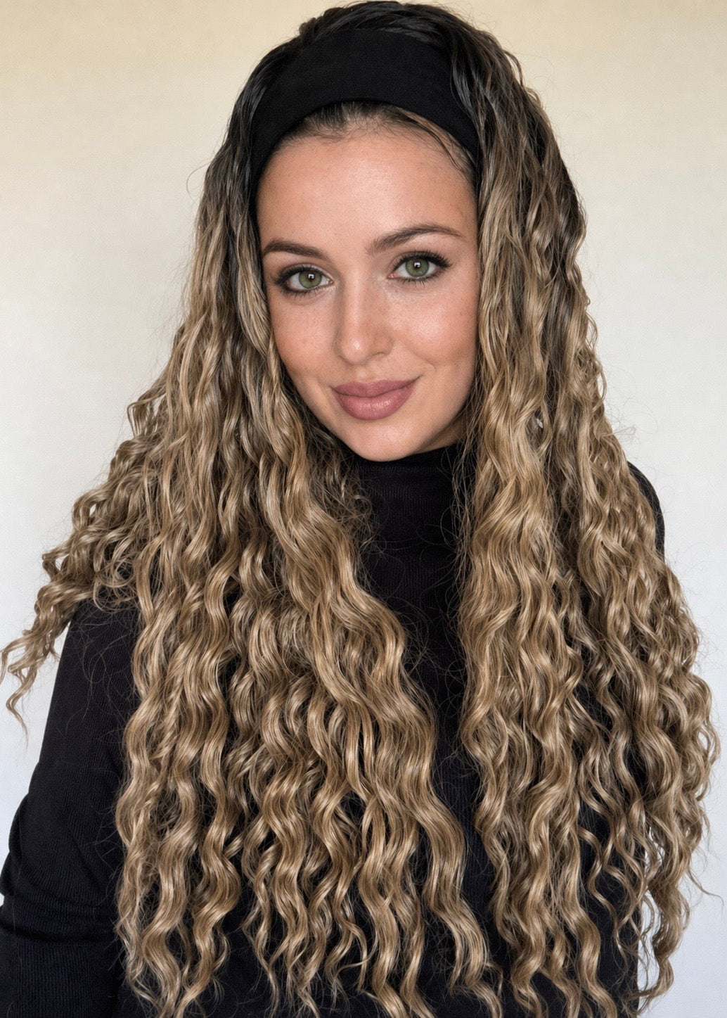 Sienna - 30" (75cm) Deep Wave Headband Wig
