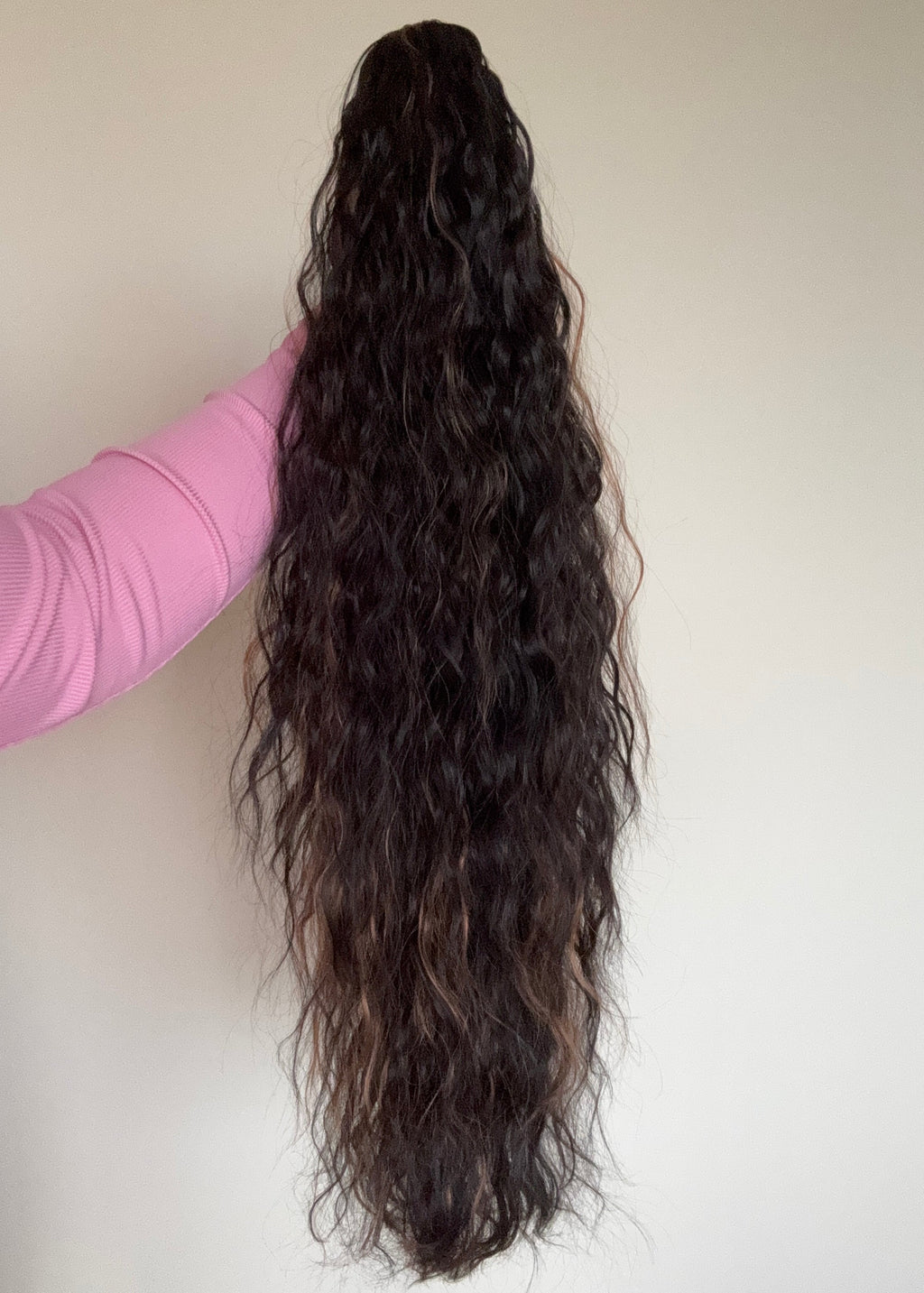 Amaya - 30” (75cm) Deep Wave Clip-In Ponytail