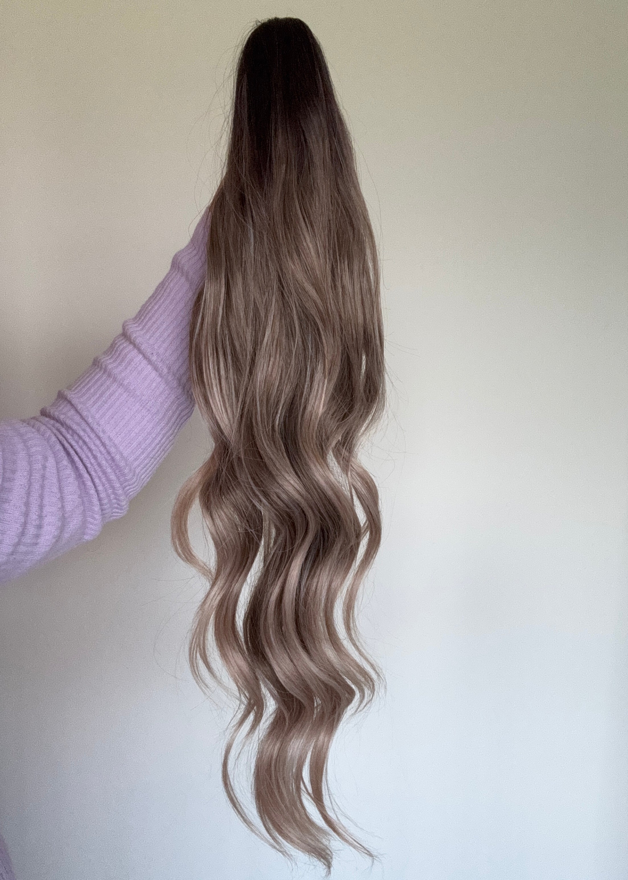 Deidre - 26” (65cm) Wavy Clip-In Ponytail