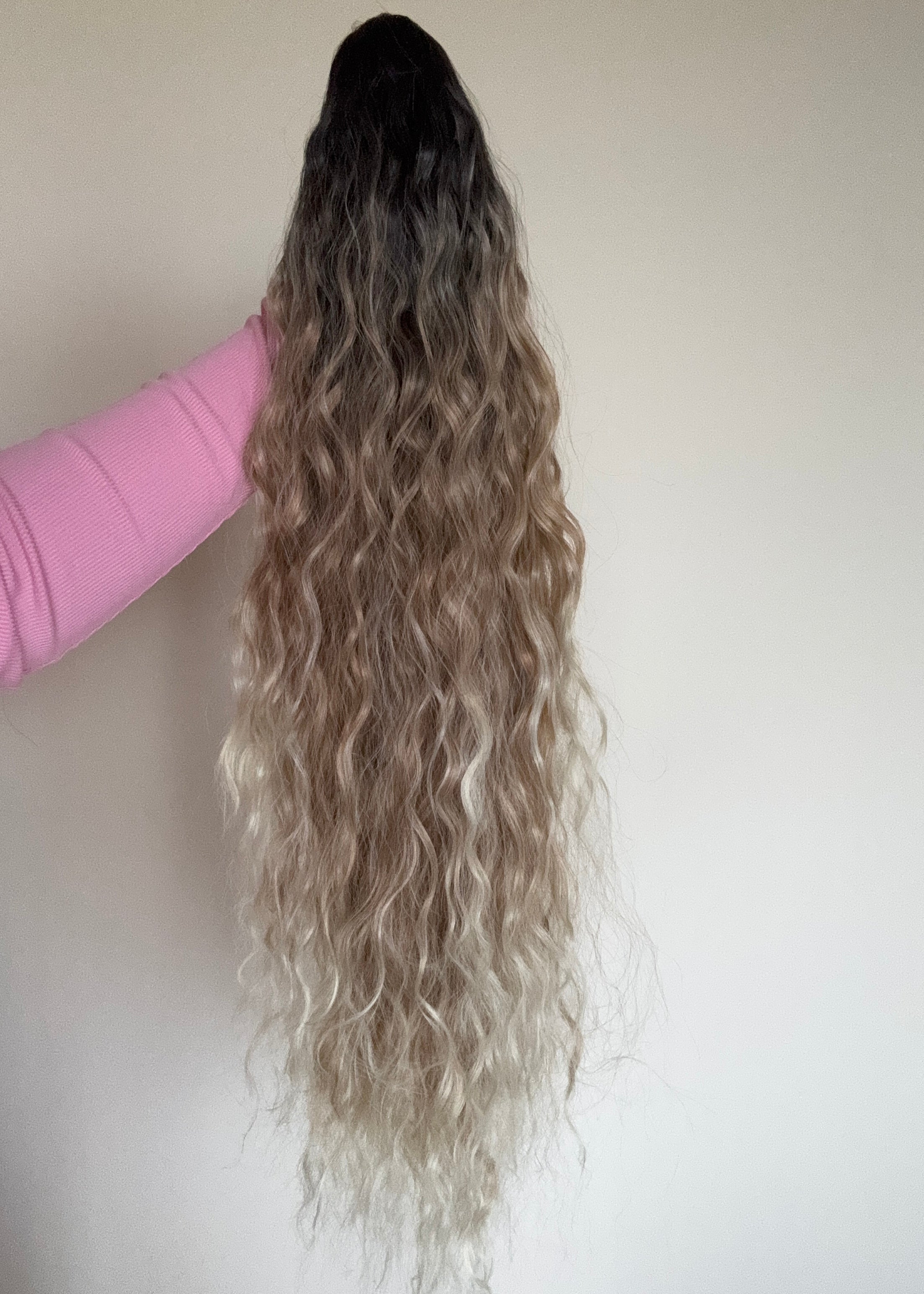 Amaya - 30” (75cm) Deep Wave Clip-In Ponytail