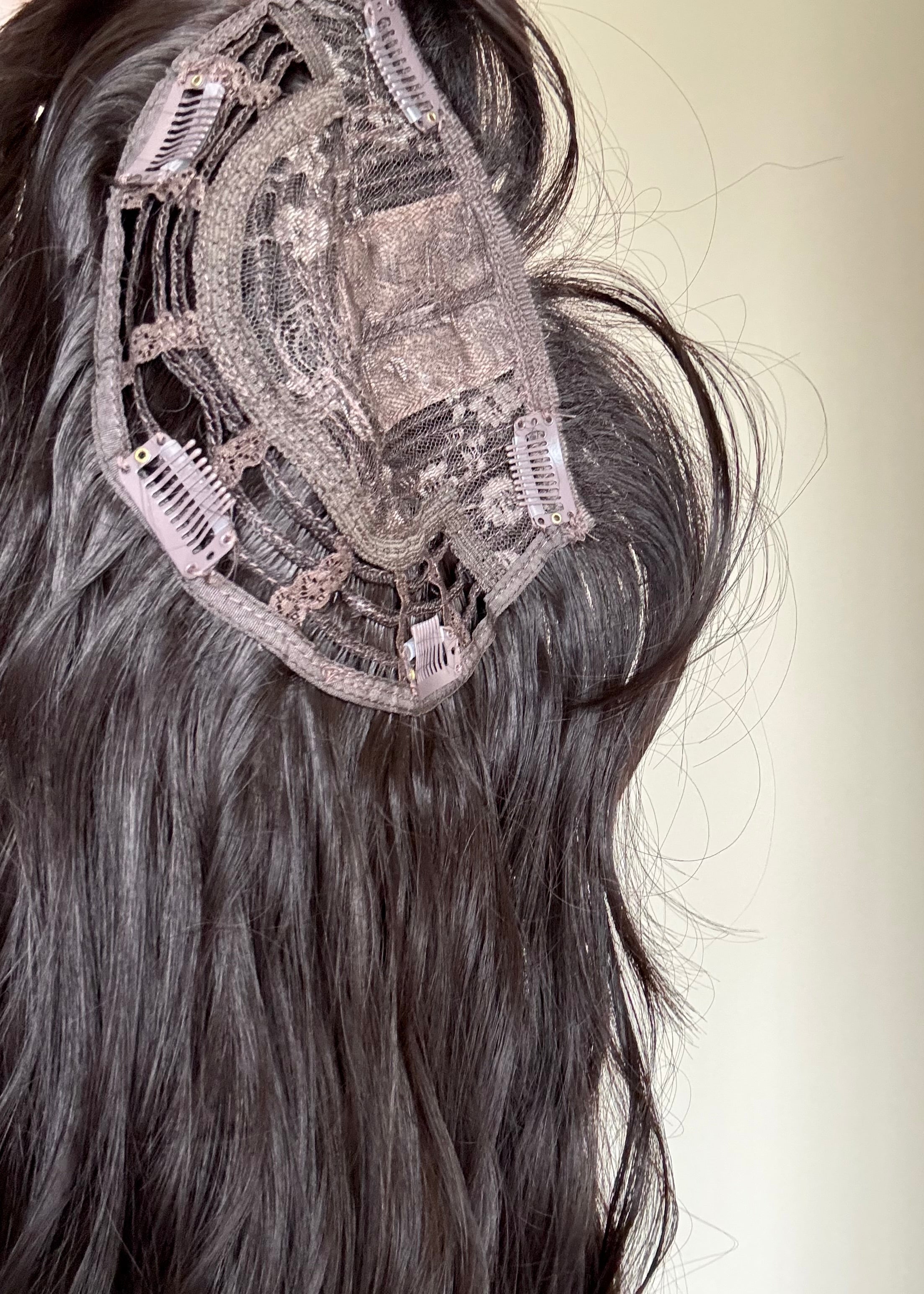 Jade - 20" (50cm) Wavy Clip-In Hair Topper
