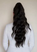 Roxie - 24-26” (60-65cm) Water Waves Clip-In Ponytail