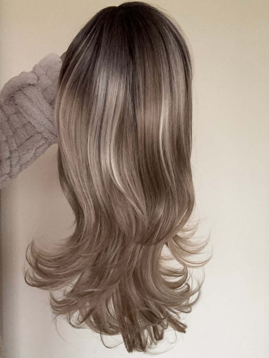 Harley - 24” (60cm) Feathered Layers Wig with Curtain Bangs