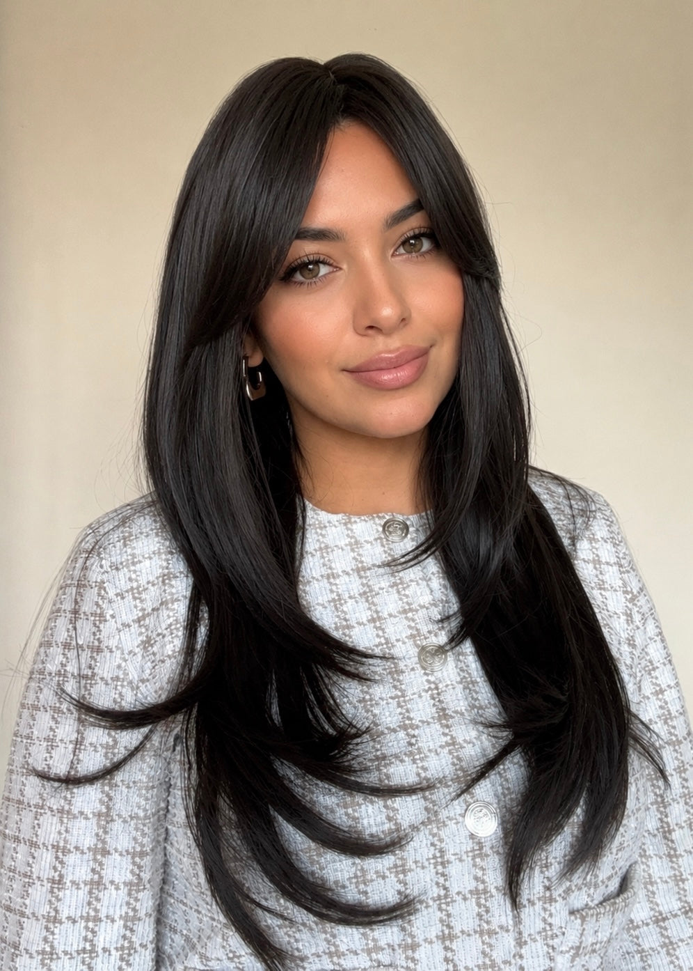 Adele - 24" (60cm) Straight Layered Wig with Bangs