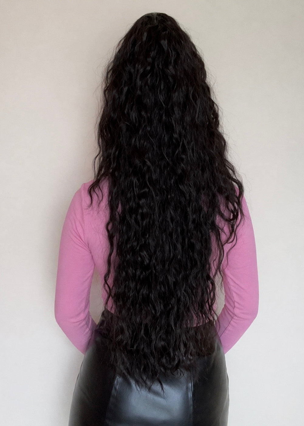 Amaya - 30” (75cm) Deep Wave Clip-In Ponytail