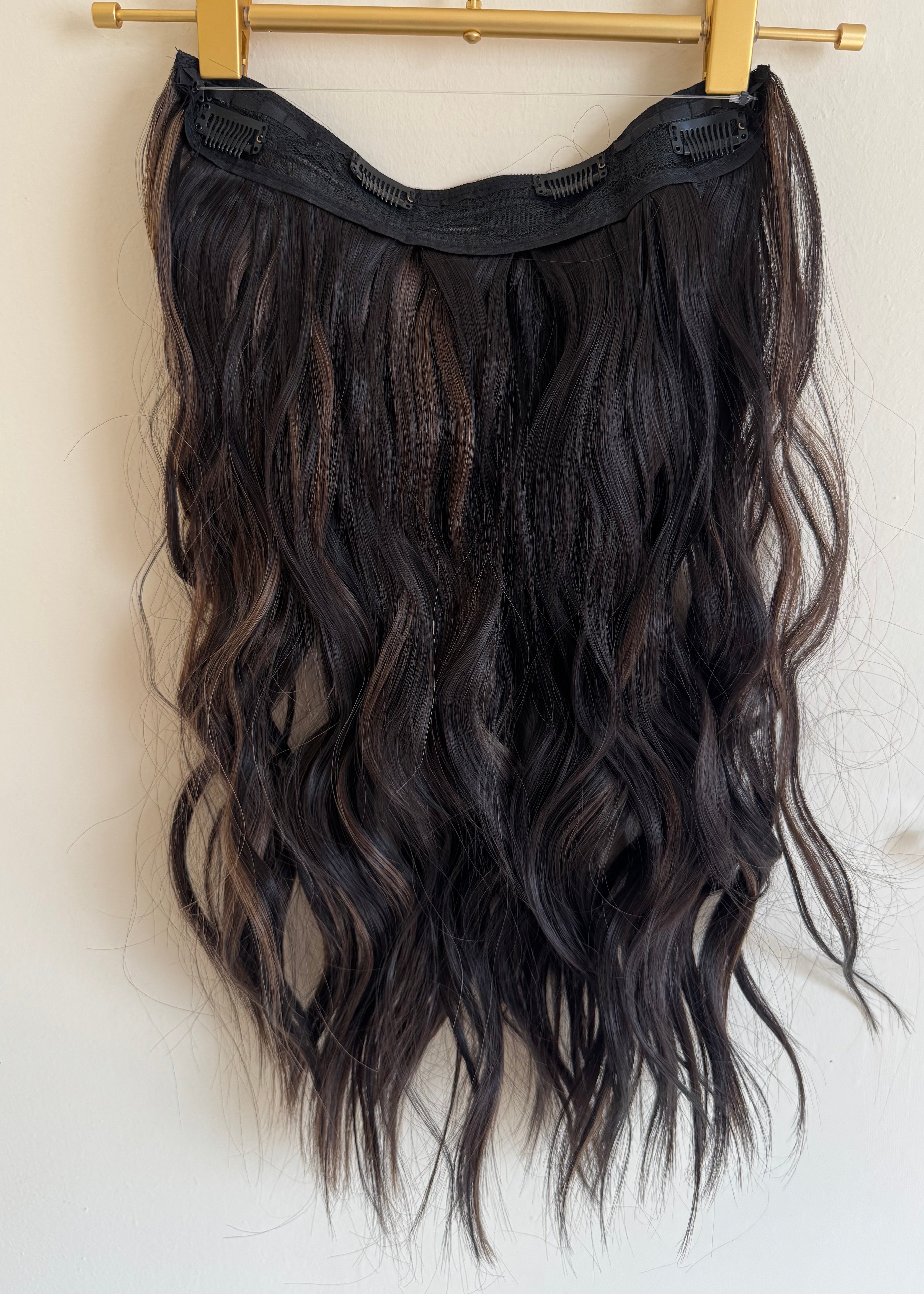 Carol - 20" (50cm) Wavy Halo Hair Extension