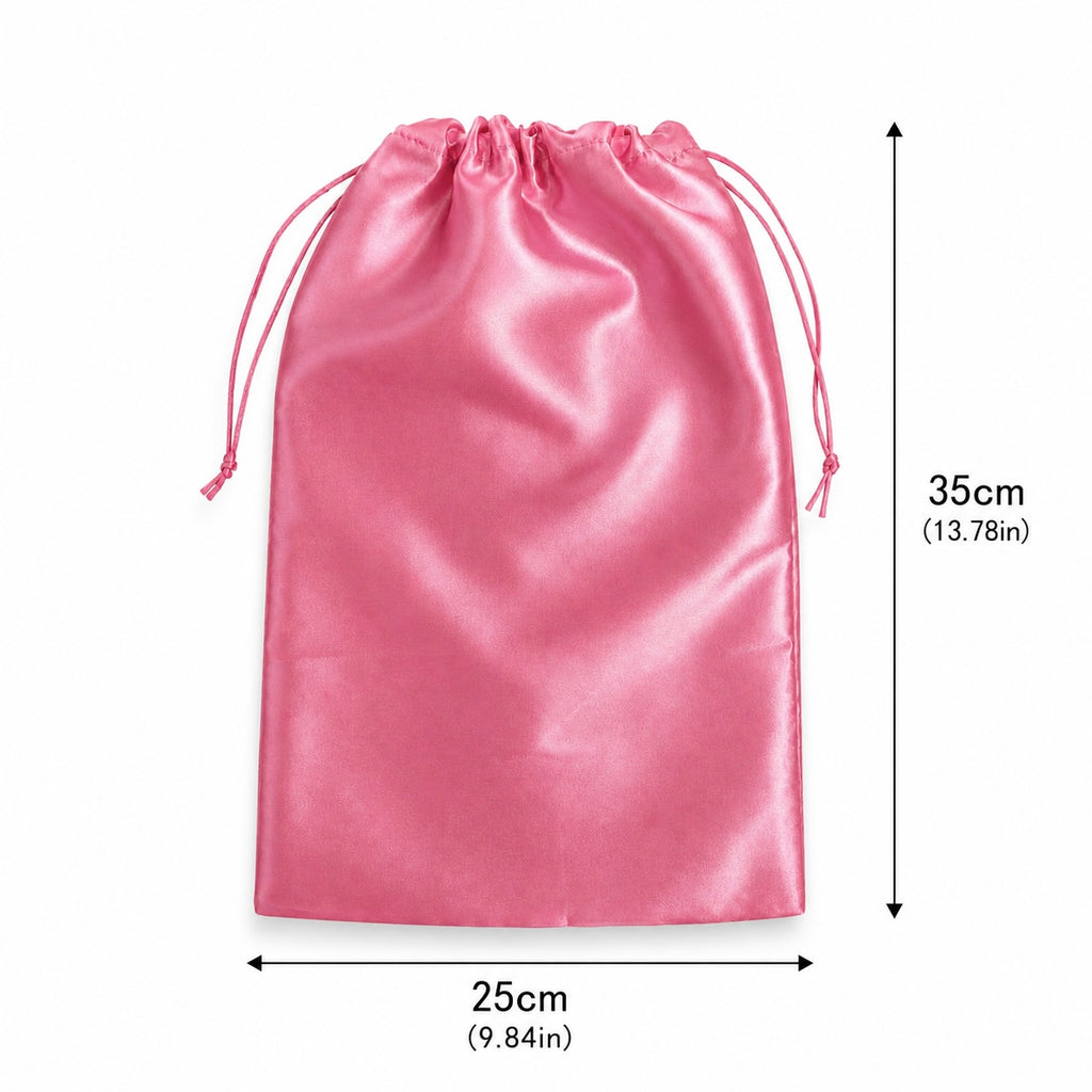 Satin Drawstring Wig Storage Bag