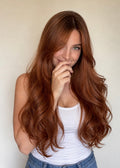 Scarlett - 24" (60cm) Soft Body Wave Wig with Curtain Bangs