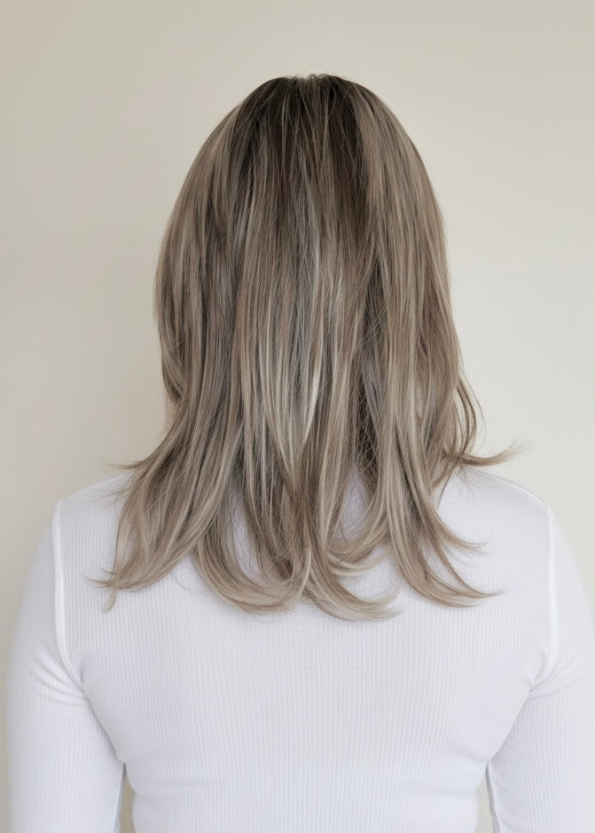 Sydney - 16” (40cm) Feathered Layered Bob Wig with Bangs