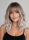 Macy - 14” (35cm) Wavy Bob Wig with Bangs