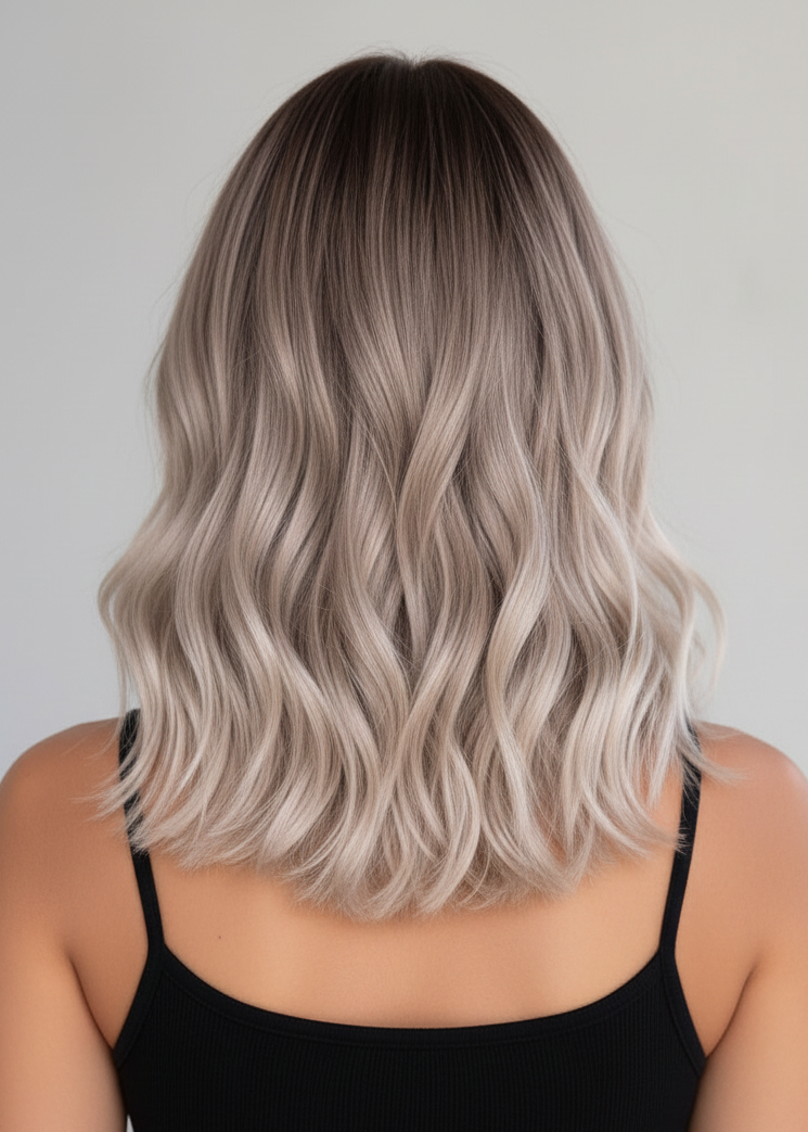 Macy - 14” (35cm) Wavy Bob Wig with Bangs