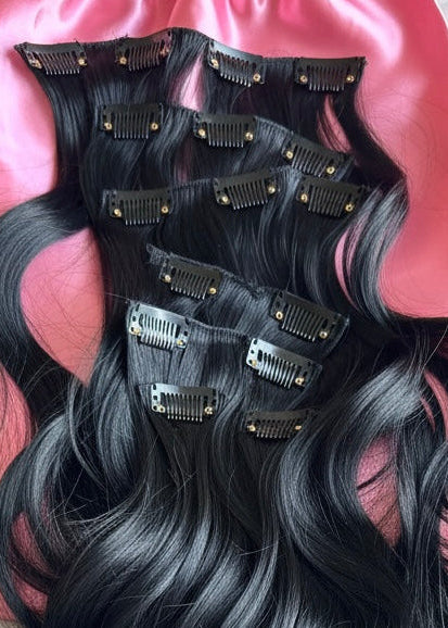 Cassie - 22” (55cm) Soft Wave Clip-In Hair Extensions