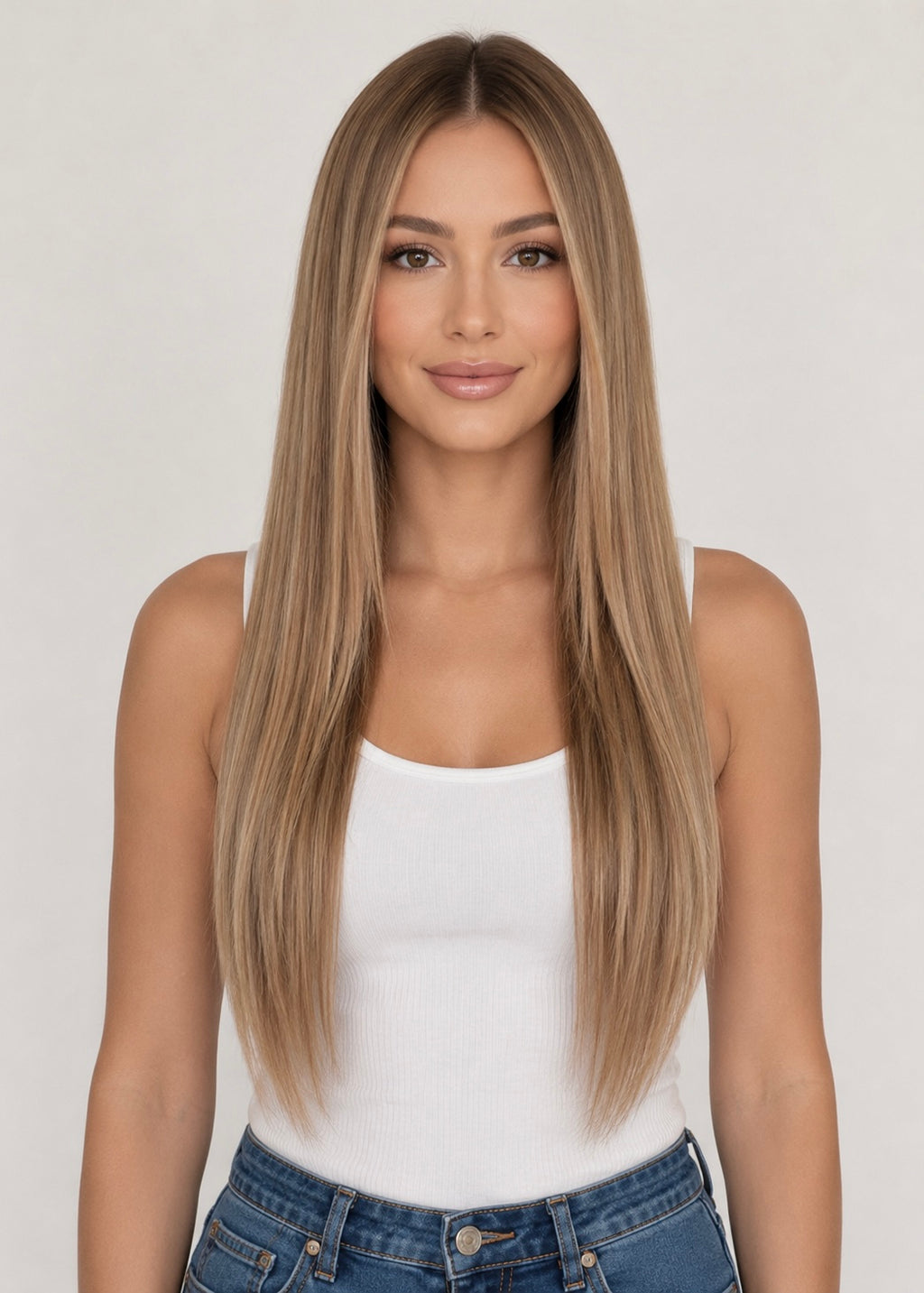 Lia - 24" (60cm) Straight Clip-In Extensions