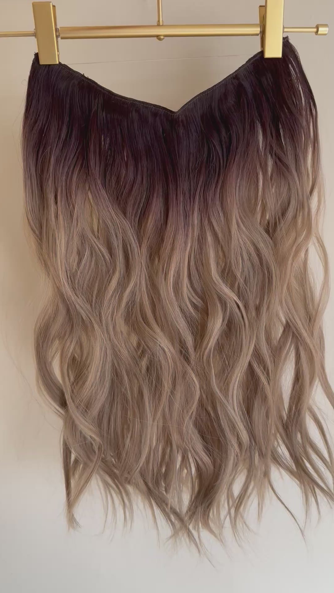 Ariana - 20" (50cm) Wavy Halo Hair Extension