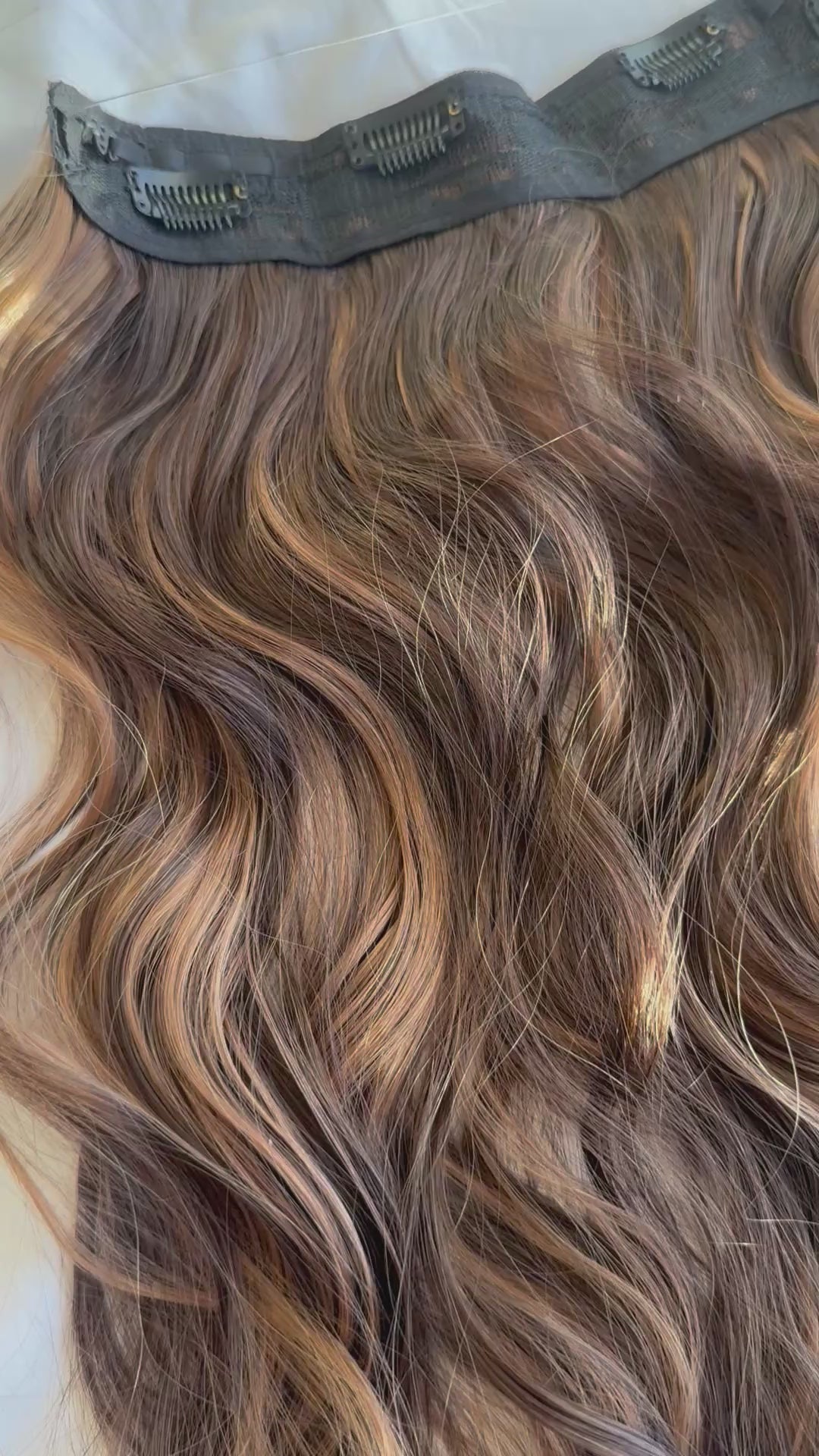 Penelope - 20" (50cm) Wavy Halo Hair Extension